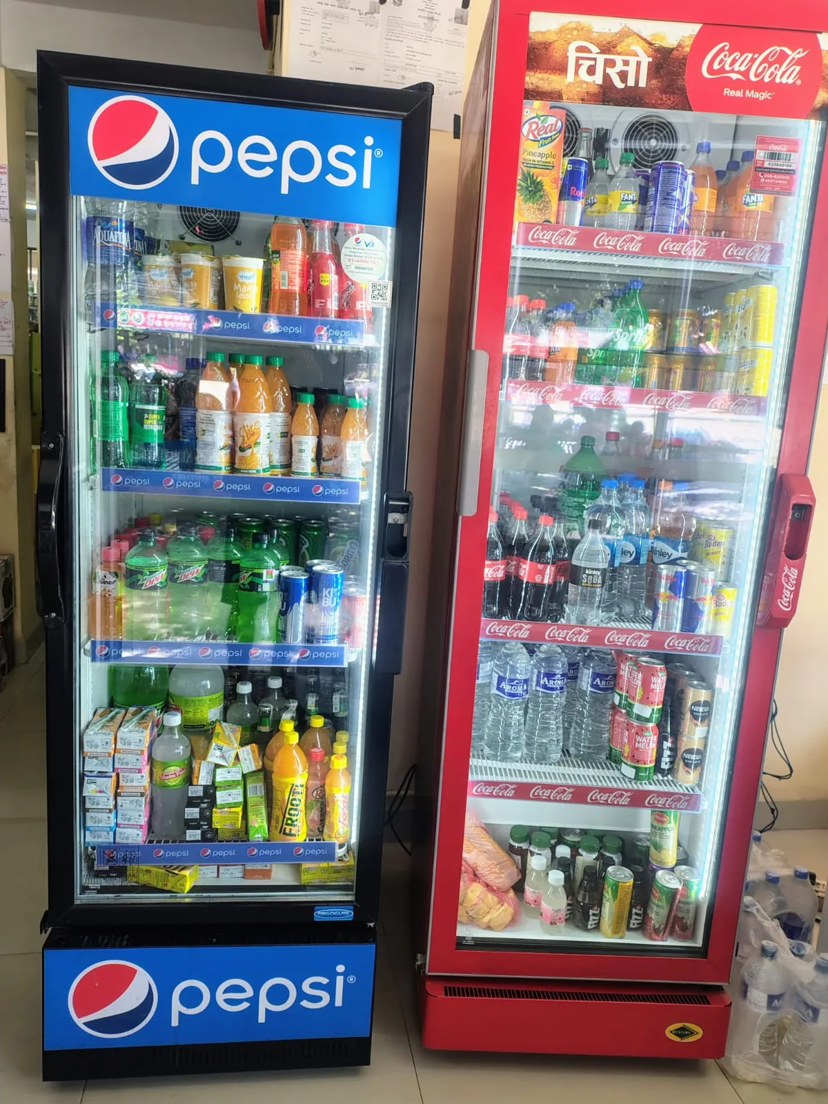 Cold drinks and juices